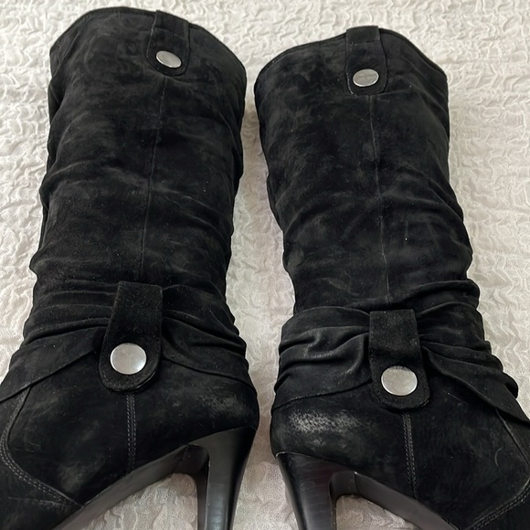 Blake Scott  Logan Suede Boots In Black. Size 8.5 - Picture 7 of 14